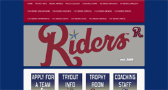 Desktop Screenshot of friscoridersbaseball.com