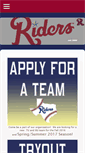 Mobile Screenshot of friscoridersbaseball.com